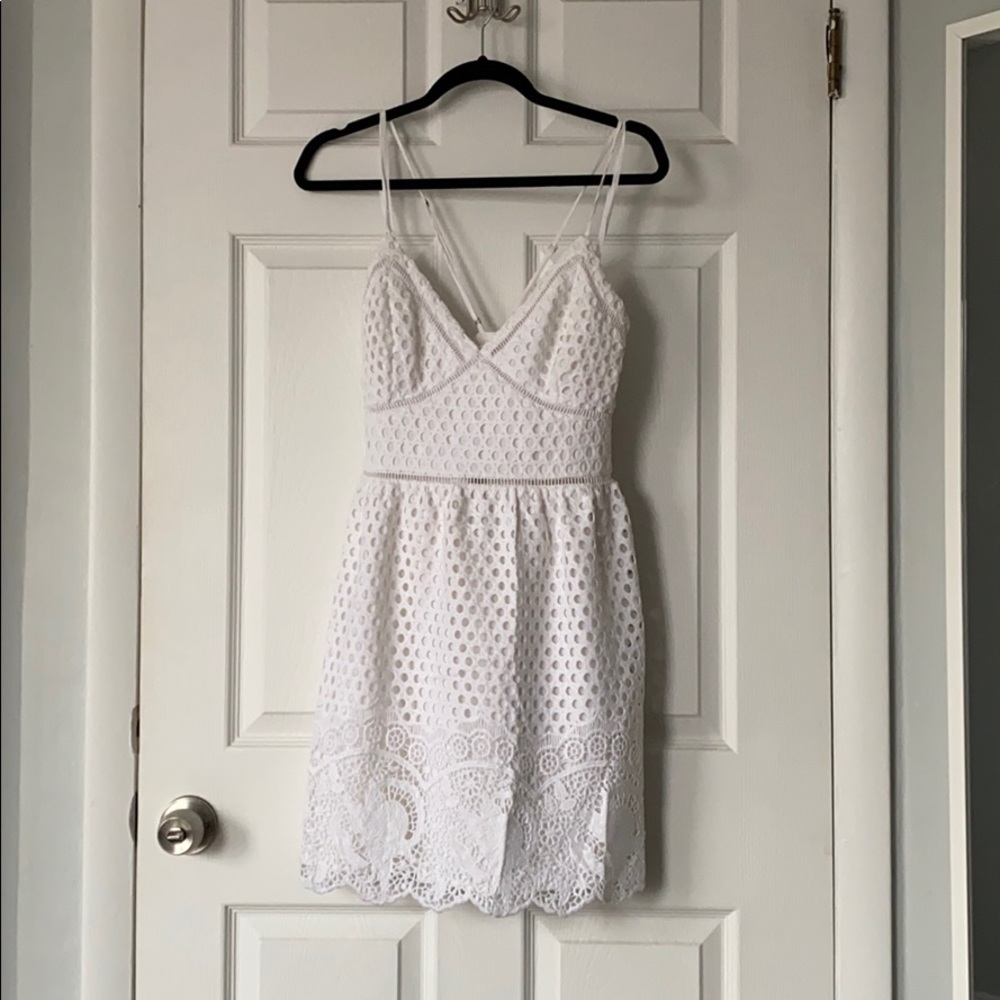 White Eyelet Dress